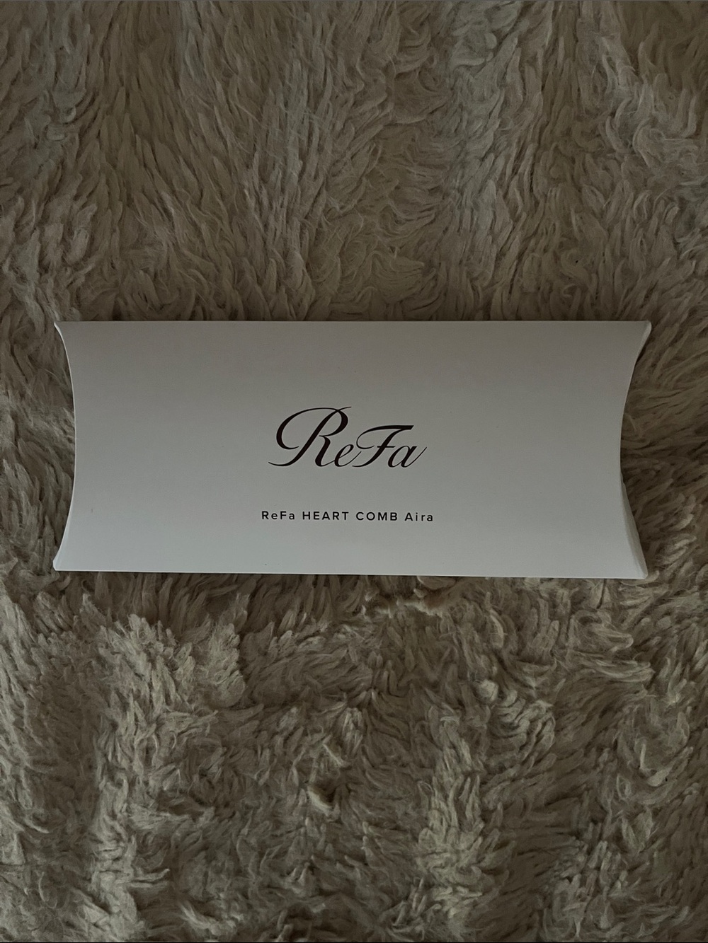 New In Box ReFa HEART COMB Aira - Aqua Blue